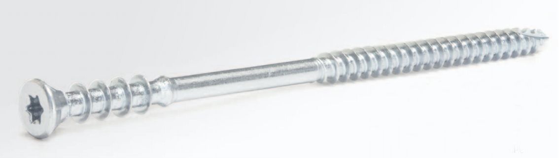 JUSTI-TEC distanční / stavěcí vrut s zápustnou hlavou 6x70mm, ZB