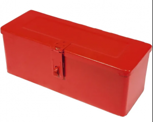 Traktorový kaslík - box na nářadí 285 x 105 x 108 mm, červený