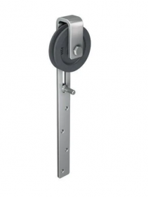 Pojezd na posuvné dveře - vrata s držákem - kladka 90 mm, nosnost až 100 kg