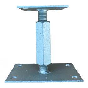 Kotevní patka pilíře stavitelná | výška 140 - 180mm | M20