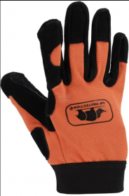 Lesácké rukavice SIP 2XA2, oranžová/černá, vel. 9