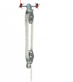 Ruční lanová kladka pro zdvihání břemen do 300 kg - ideální pro zabijačky, domácí práce a opravy