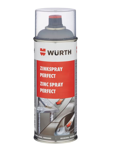 Zinkový sprej Perfect 400ml - Výjimečná dlouhodobá ochrana a optimální vzhled kovového povrchu od Würth