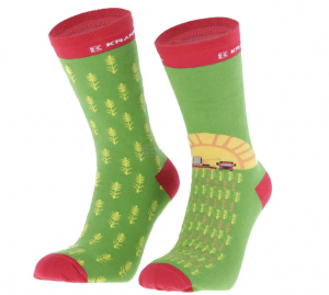 Ponožky zábavné - zemědělské - Fun, vel. 43-47, 3 páry