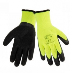 Pracovní zimní rukavice LAHTI PRO WINTER YELLOW - velikost 11