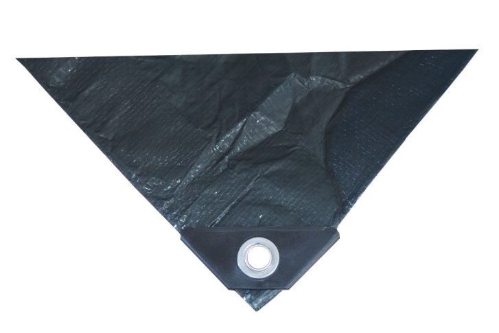 Plachta krycí s kovovými oky 2x3m 100g/m2 v Antracitové barvě, ideální pro ochranu různých ploch