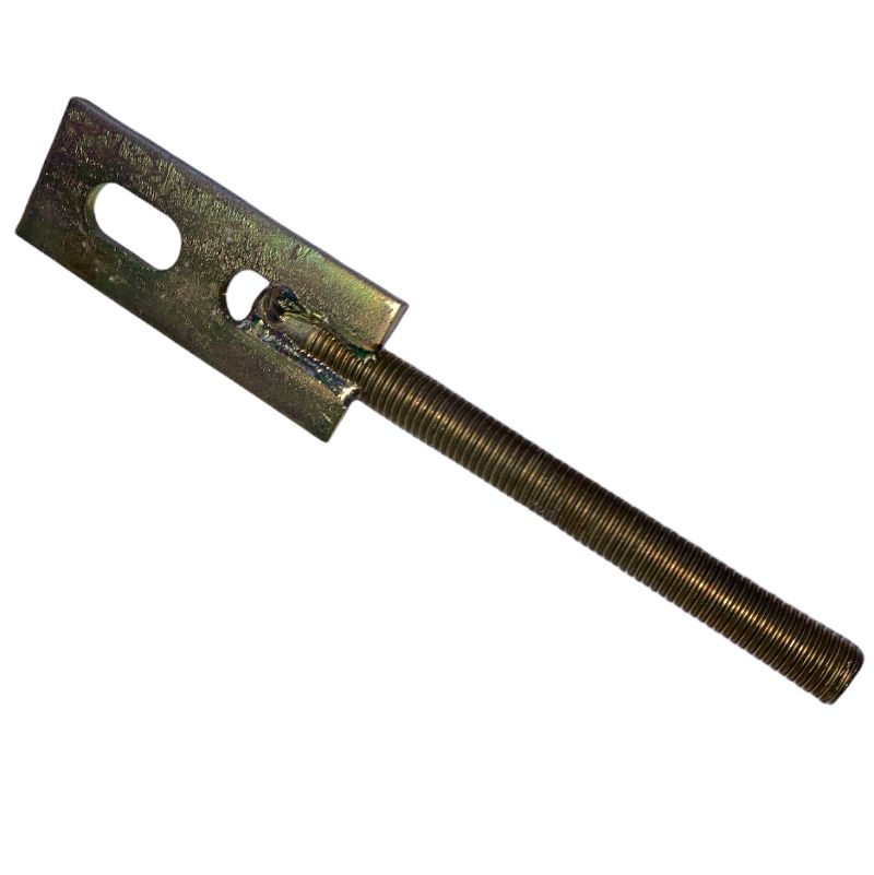 Držák plotu "rovný" M16 x 225mm, žlutý