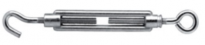 Napínák lanový hák - oko M5x70mm (zinková slitina) 