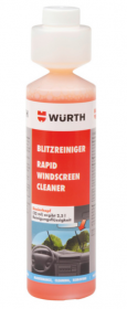 Letní směs do ostřikovačů WÜRTH (broskev) -  bleskový čistič - koncentrát 250ml - 0892333250