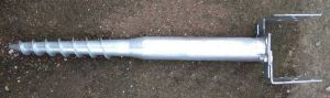 Zemní vrut s nastavitelným účkem 80 - 160mm, celková délka 885mm
